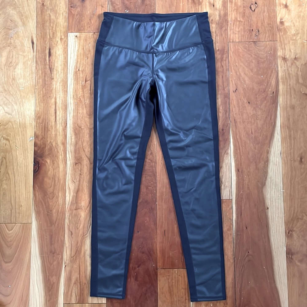 Athleta faux leather leggings